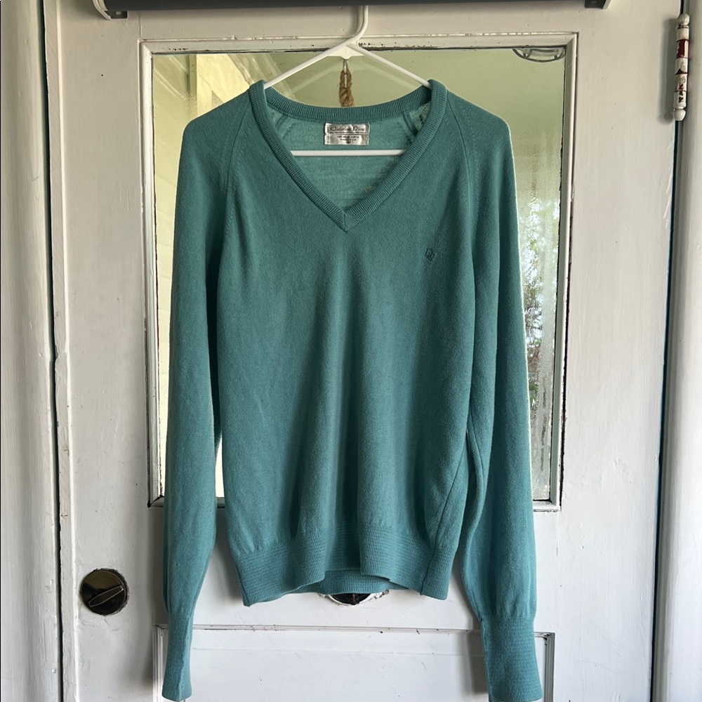 Dior Vintage Teal sweater